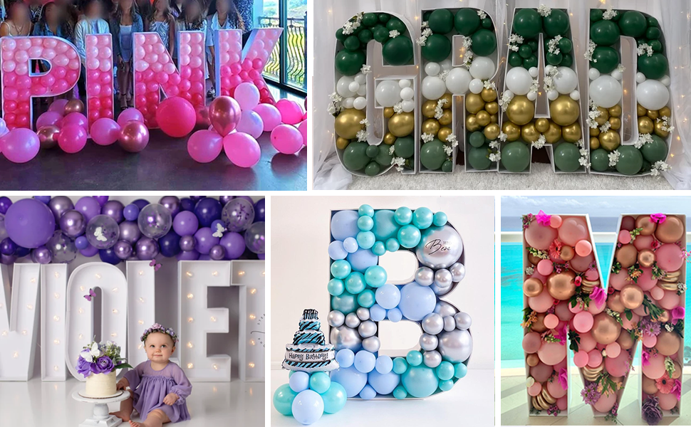 Crafting Custom Messages and Backdrops with Letter Balloons Crafting Custom Messages and Backdrops with Letter Balloons