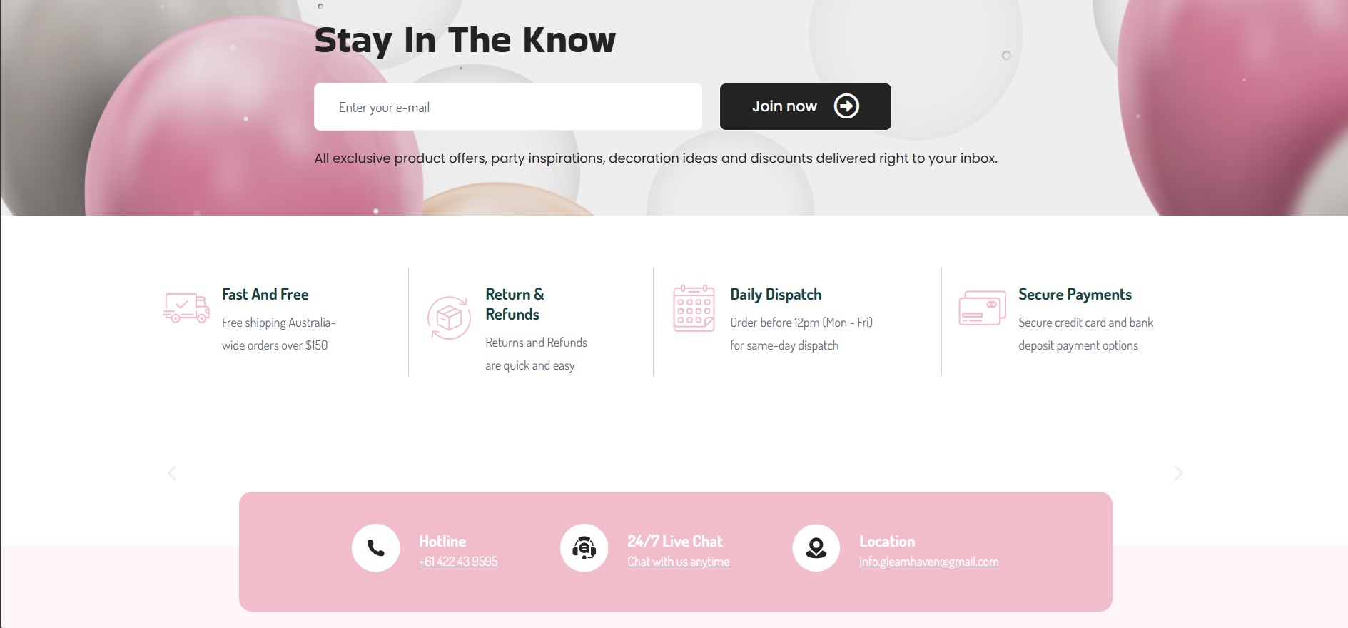 Consider Adding a FAQ Section Gleam Haven: Your Trusted Partner for Wholesale Balloon Success