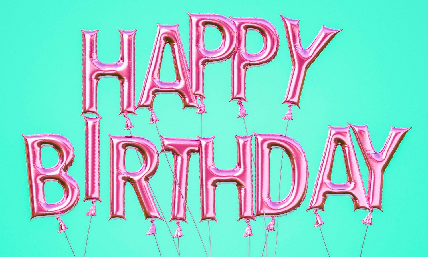 Letter balloon happy birthday