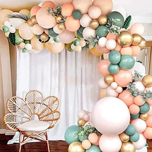 Gleam Haven DIY balloon garland kit contents  balloons, strip and accessories for how to make balloon garland at home
