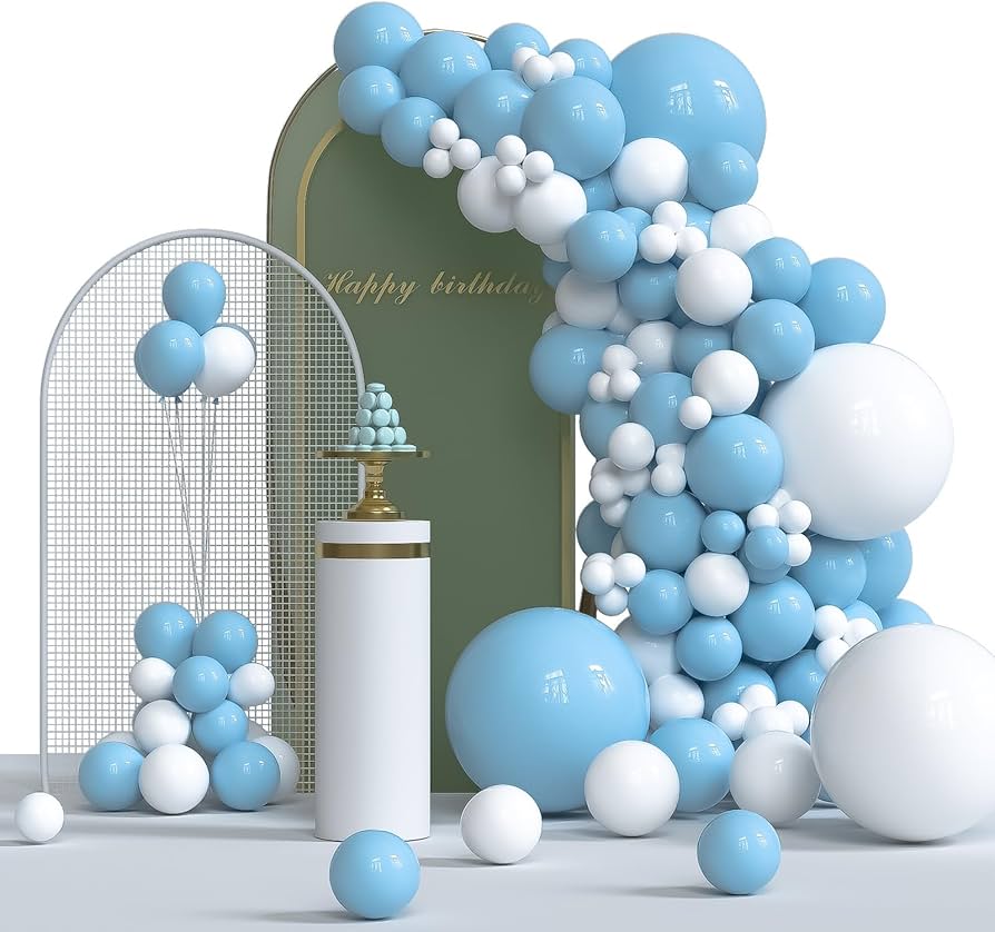 Organic balloon garland Australia 2026 — mixed size balloons in earthy tones from Gleam Haven balloon garland kit