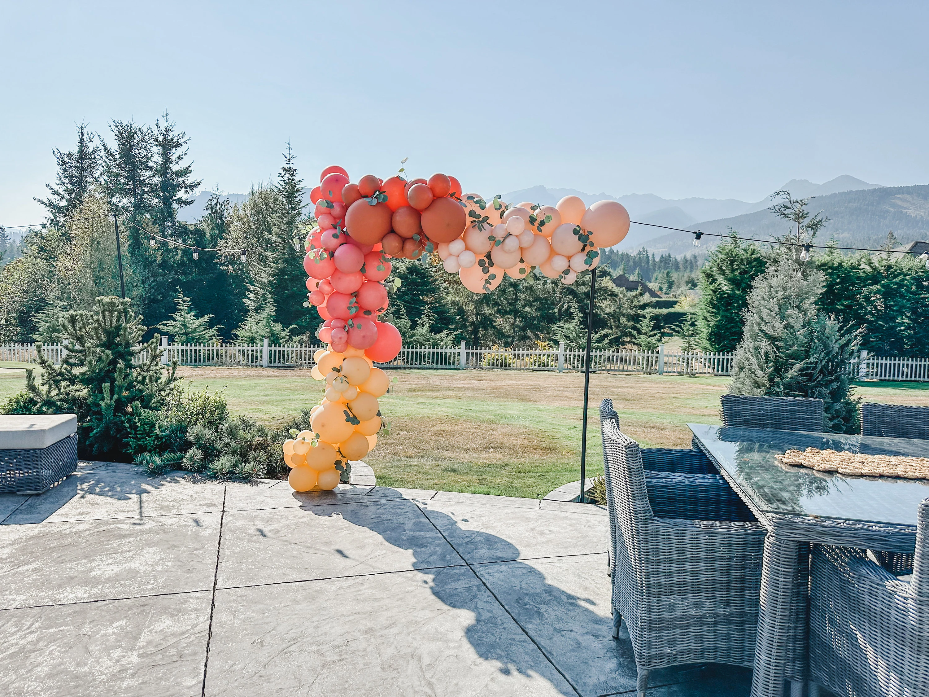 Boho balloon garland trends 2026 — terracotta, sage and cream party balloons Australia from Gleam Haven